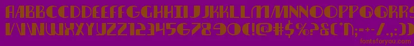 Fonte nathanbrazilexpand1 1 – fontes marrons em um fundo roxo