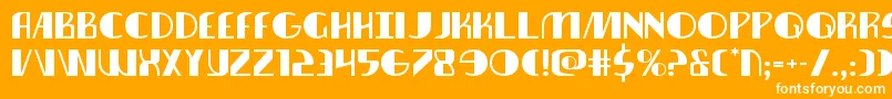 フォントnathanbrazilexpand1 1 – オレンジの背景に白い文字