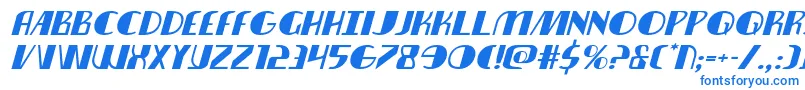 フォントnathanbrazilexpandital1 1 – 青いフォント