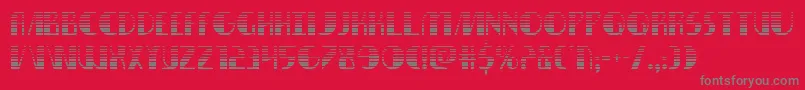 nathanbrazilgrad1 1-Schriftart – Graue Schriften auf rotem Hintergrund