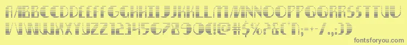 nathanbrazilgrad1 1 Font – Gray Fonts on Yellow Background