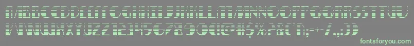 nathanbrazilgrad1 1 Font – Green Fonts on Gray Background