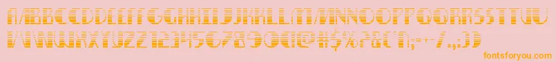 nathanbrazilgrad1 1-Schriftart – Orangefarbene Schriften auf rosa Hintergrund