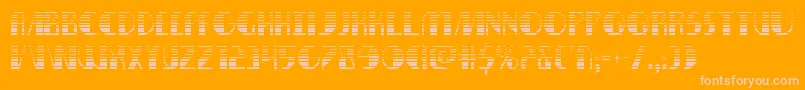 nathanbrazilgrad1 1 Font – Pink Fonts on Orange Background