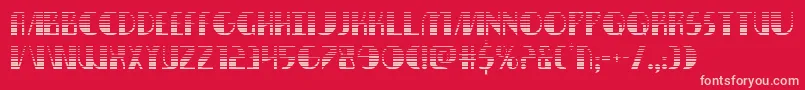 nathanbrazilgrad1 1-Schriftart – Rosa Schriften auf rotem Hintergrund