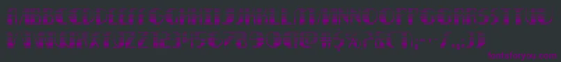 nathanbrazilgrad1 1 Font – Purple Fonts on Black Background