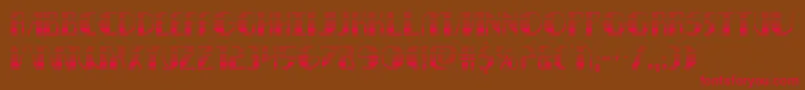 nathanbrazilgrad1 1 Font – Red Fonts on Brown Background