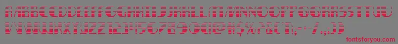 nathanbrazilgrad1 1 Font – Red Fonts on Gray Background