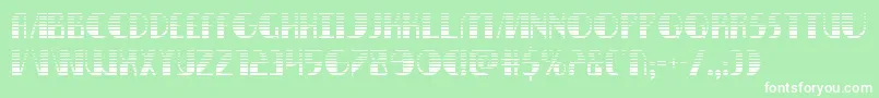 nathanbrazilgrad1 1-Schriftart – Weiße Schriften auf grünem Hintergrund