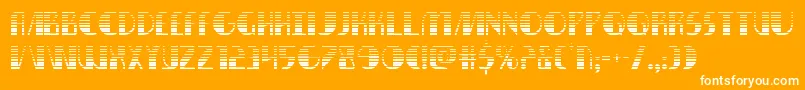 フォントnathanbrazilgrad1 1 – オレンジの背景に白い文字
