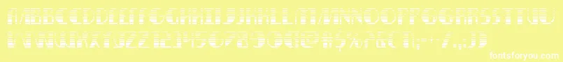 nathanbrazilgrad1 1 Font – White Fonts on Yellow Background