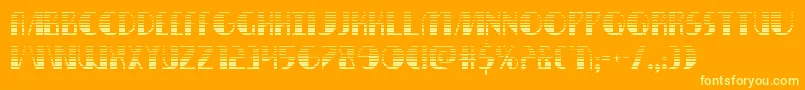 Fonte nathanbrazilgrad1 1 – fontes amarelas em um fundo laranja