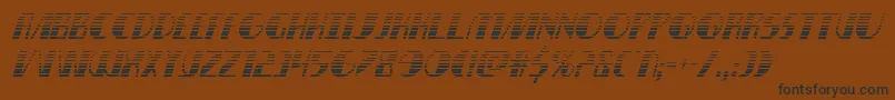 nathanbrazilgradital1 1 Font – Black Fonts on Brown Background