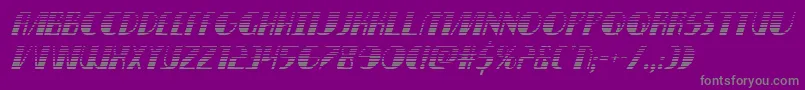 nathanbrazilgradital1 1 Font – Gray Fonts on Purple Background