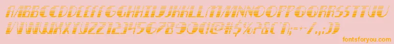 nathanbrazilgradital1 1 Font – Orange Fonts on Pink Background