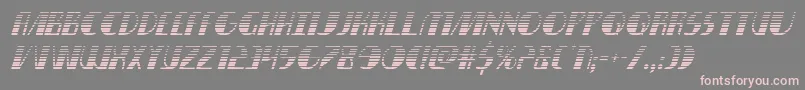 nathanbrazilgradital1 1 Font – Pink Fonts on Gray Background