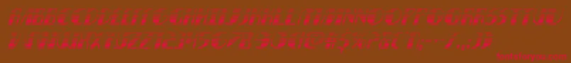 nathanbrazilgradital1 1 Font – Red Fonts on Brown Background