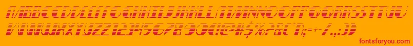 nathanbrazilgradital1 1 Font – Red Fonts on Orange Background
