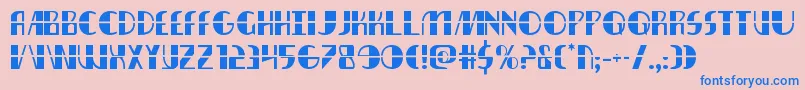 nathanbrazillaser1 1 Font – Blue Fonts on Pink Background