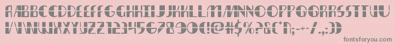 nathanbrazillaser1 1 Font – Gray Fonts on Pink Background