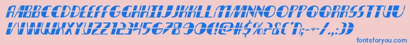 nathanbrazillaserital1 1 Font – Blue Fonts on Pink Background