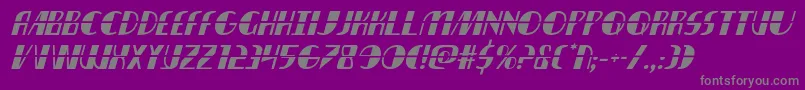 nathanbrazillaserital1 1 Font – Gray Fonts on Purple Background