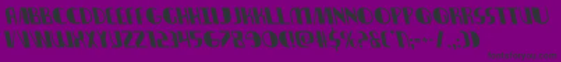 nathanbrazilleft1 1 Font – Black Fonts on Purple Background