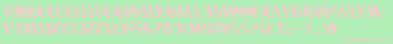 nathanbrazilleft1 1 Font – Pink Fonts on Green Background