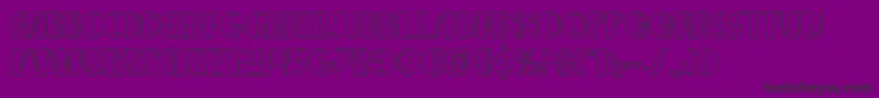 nathanbrazilshadow1 1 Font – Black Fonts on Purple Background