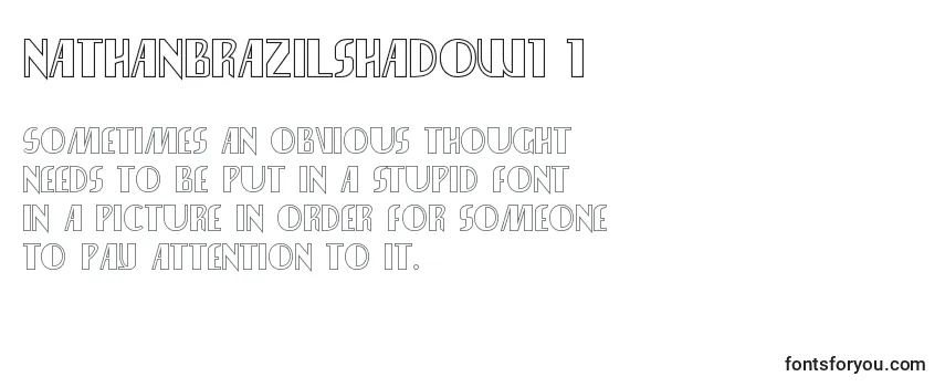 Review of the Nathanbrazilshadow1 1 Font