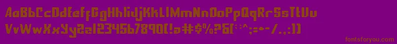 Шрифт nationalexpress – коричневые шрифты на фиолетовом фоне