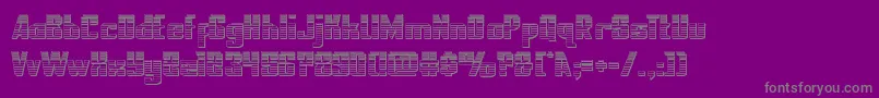 Шрифт nationalexpresschrome – серые шрифты на фиолетовом фоне