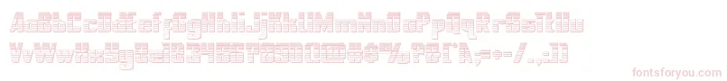 nationalexpresschrome-Schriftart – Rosa Schriften auf weißem Hintergrund