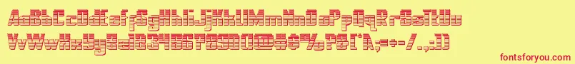 nationalexpresschrome Font – Red Fonts on Yellow Background