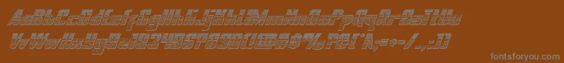 nationalexpresschromeital Font – Gray Fonts on Brown Background