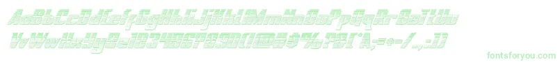 nationalexpresschromeital Font – Green Fonts on White Background