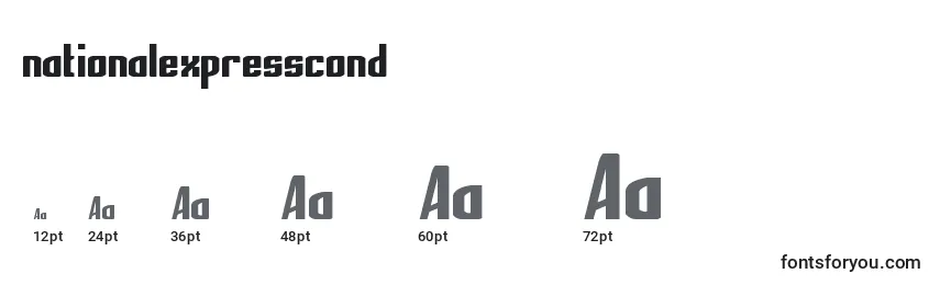 Nationalexpresscond Font Sizes