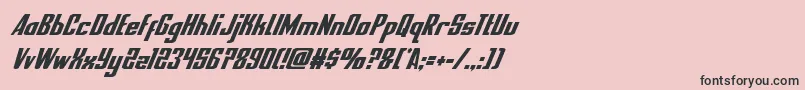 nationalexpresscondital Font – Black Fonts on Pink Background