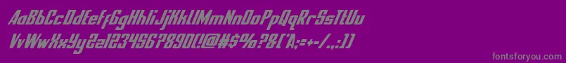 nationalexpresscondital Font – Gray Fonts on Purple Background