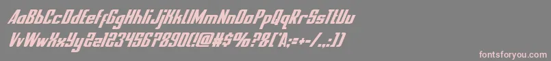 nationalexpresscondital Font – Pink Fonts on Gray Background