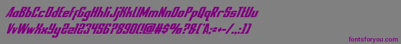 nationalexpresscondital Font – Purple Fonts on Gray Background