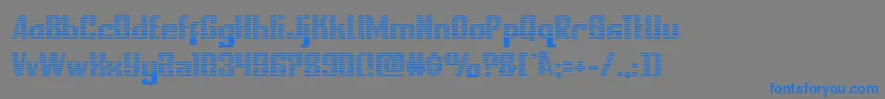 nationalexpressgrad Font – Blue Fonts on Gray Background