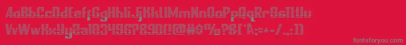 nationalexpressgrad Font – Gray Fonts on Red Background