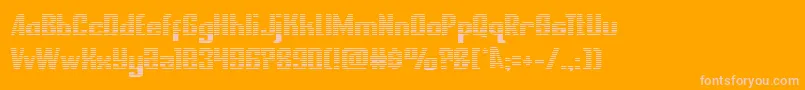 nationalexpressgrad Font – Pink Fonts on Orange Background