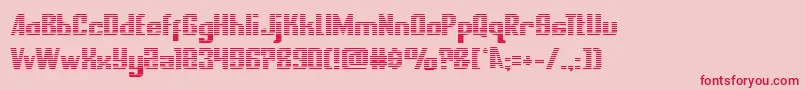 nationalexpressgrad Font – Red Fonts on Pink Background