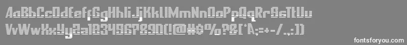 nationalexpressgrad Font – White Fonts on Gray Background