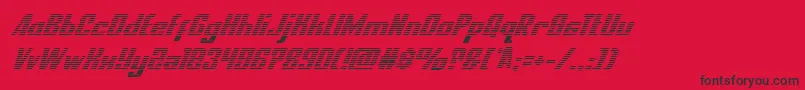 nationalexpressgradital Font – Black Fonts on Red Background