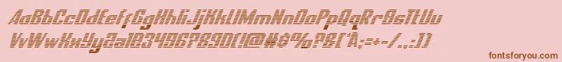 nationalexpressgradital Font – Brown Fonts on Pink Background