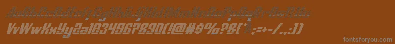 Шрифт nationalexpressgradital – серые шрифты на коричневом фоне