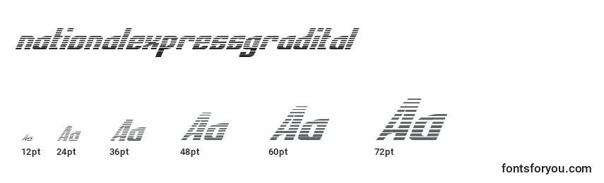 Nationalexpressgradital Font Sizes